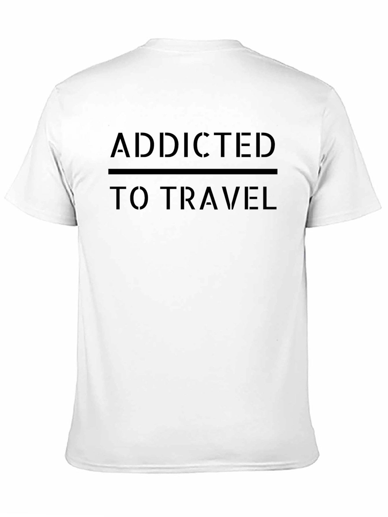 Addicted to Travel Graphic Tee - Black