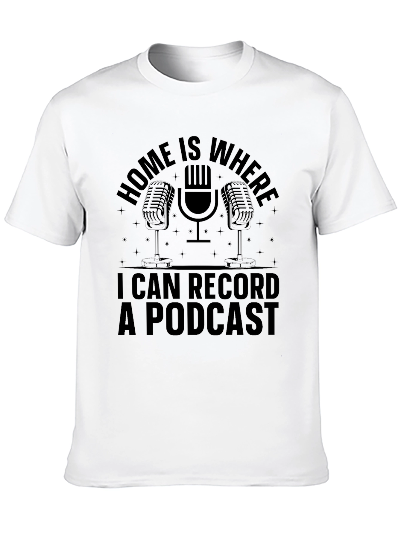 Home Podcast Recording T-Shirt
