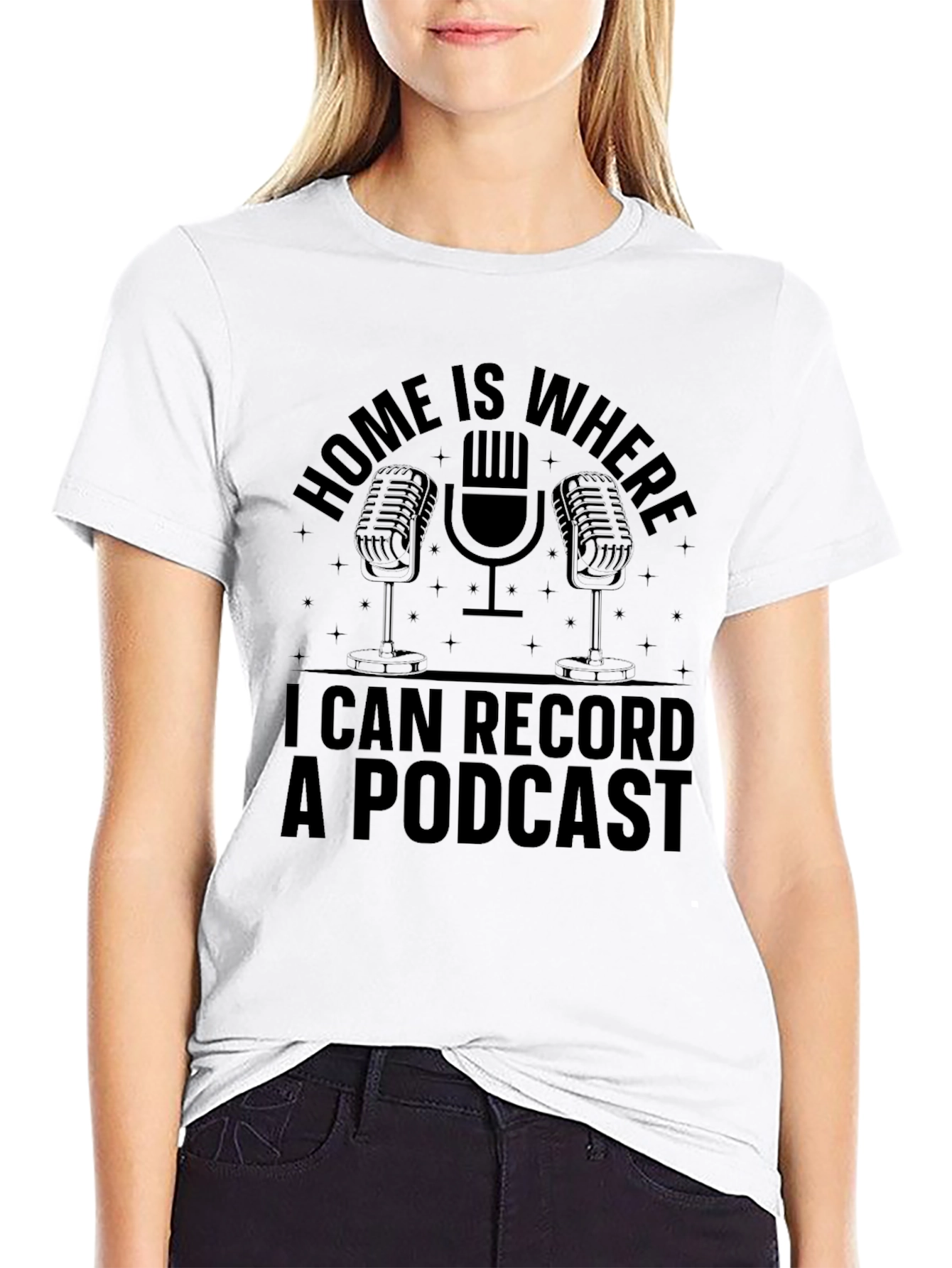 Home Podcast Recording T-Shirt