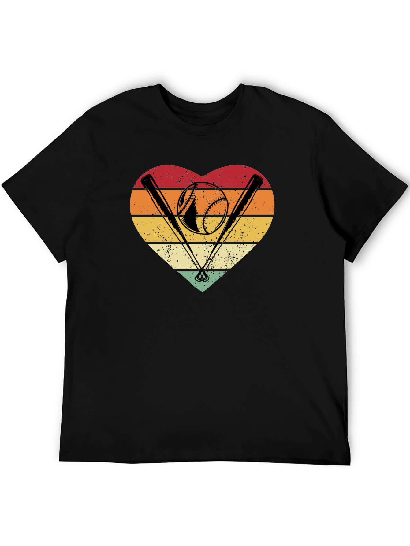 Baseball Heart Graphic Tee