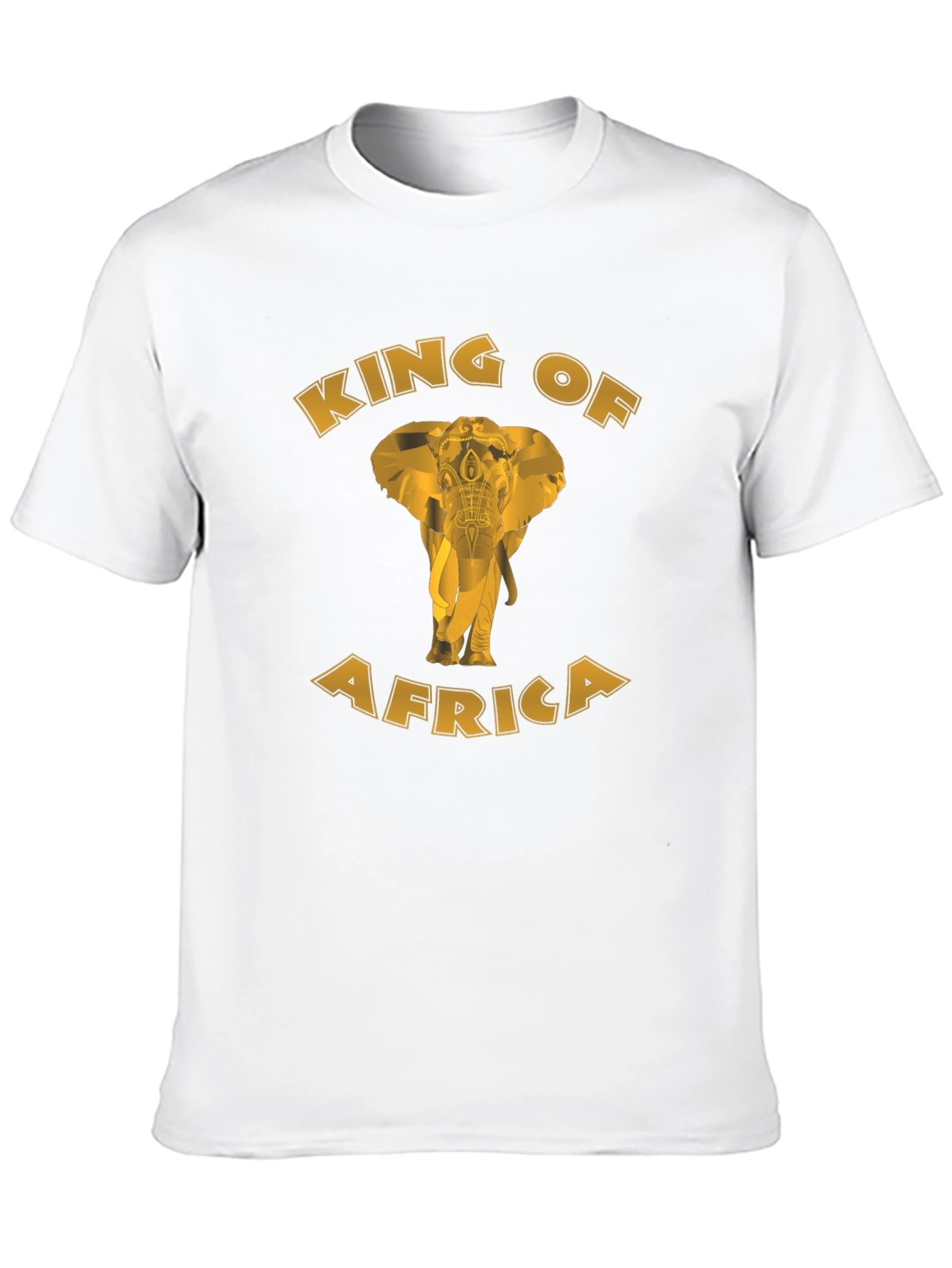 King of Africa Elephant Graphic T-Shirt