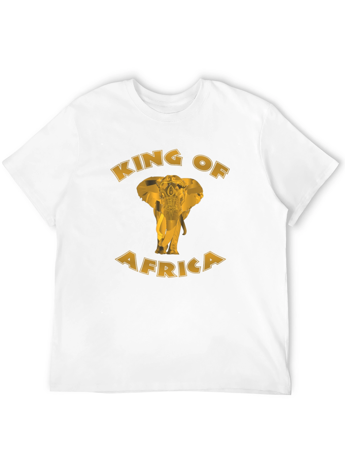 King of Africa Elephant Graphic T-Shirt