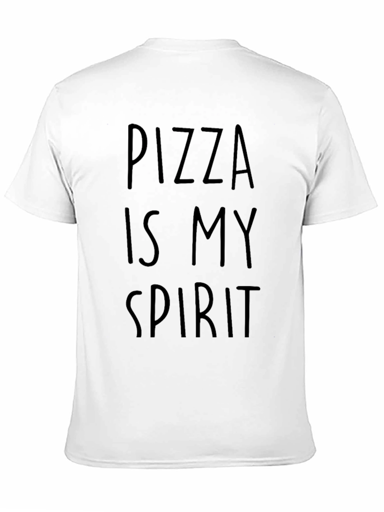 Pizza Is My Spirit T-Shirt - Black