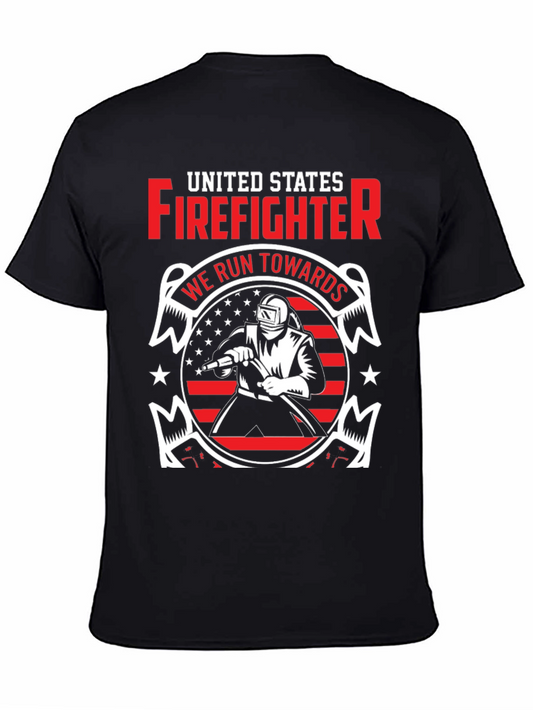 United States Firefighter Graphic Tee