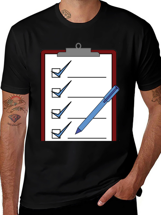 Checklist T-Shirt: To-Do List Graphic Tee