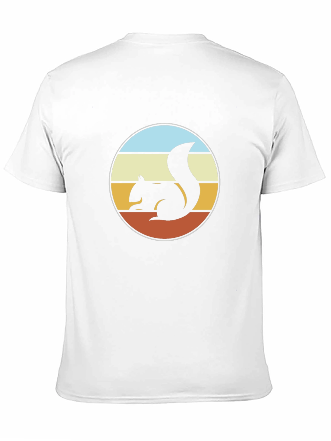 Retro Squirrel Graphic Tee - Unisex Black T-Shirt