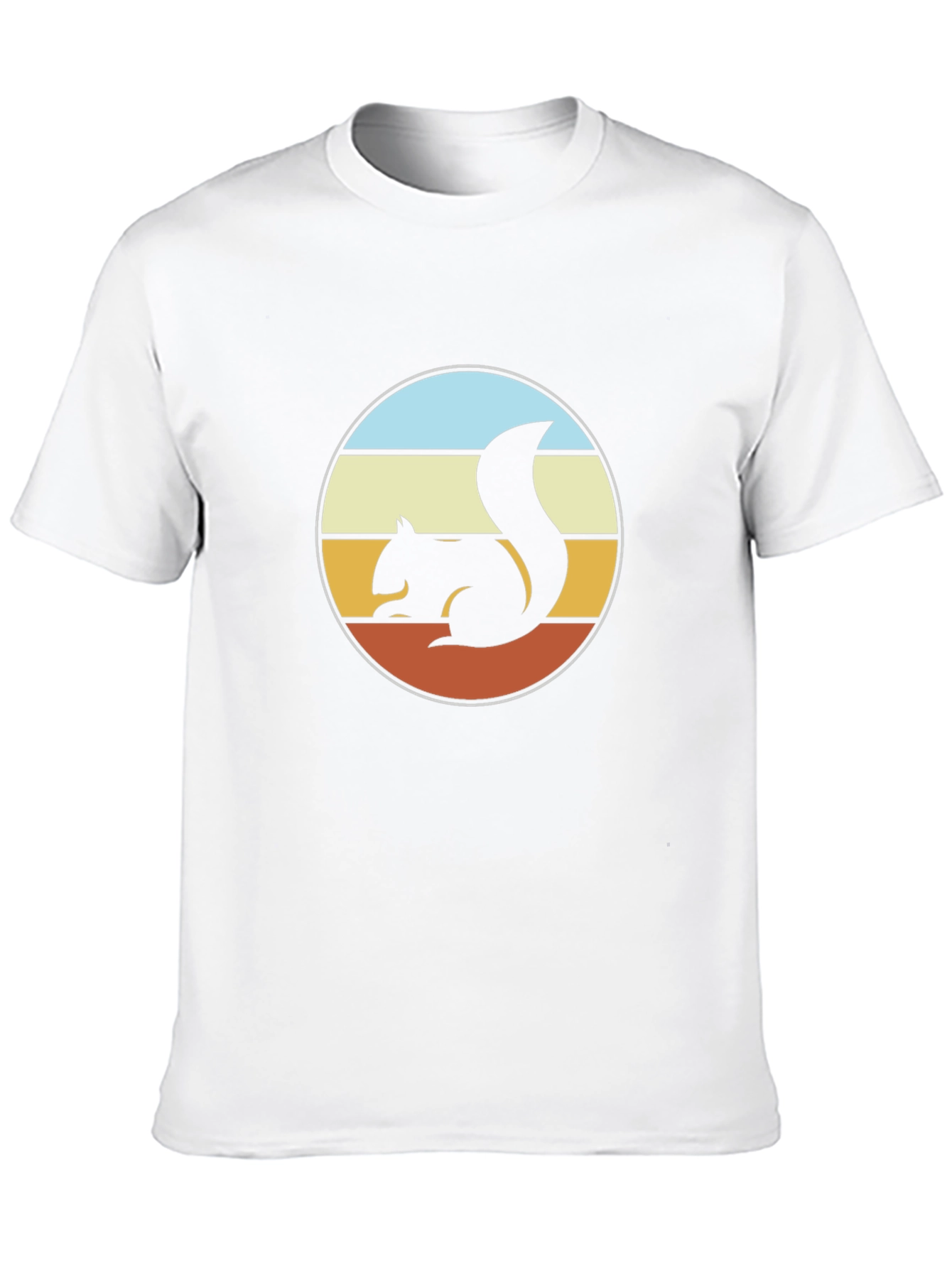 Retro Squirrel Graphic Tee - Unisex Black T-Shirt