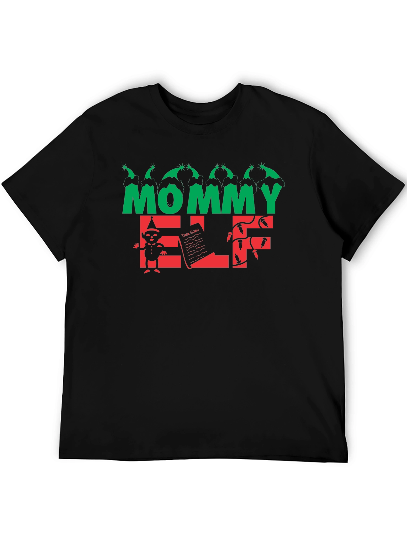 Mommy Elf Christmas T-Shirt - Holiday Apparel