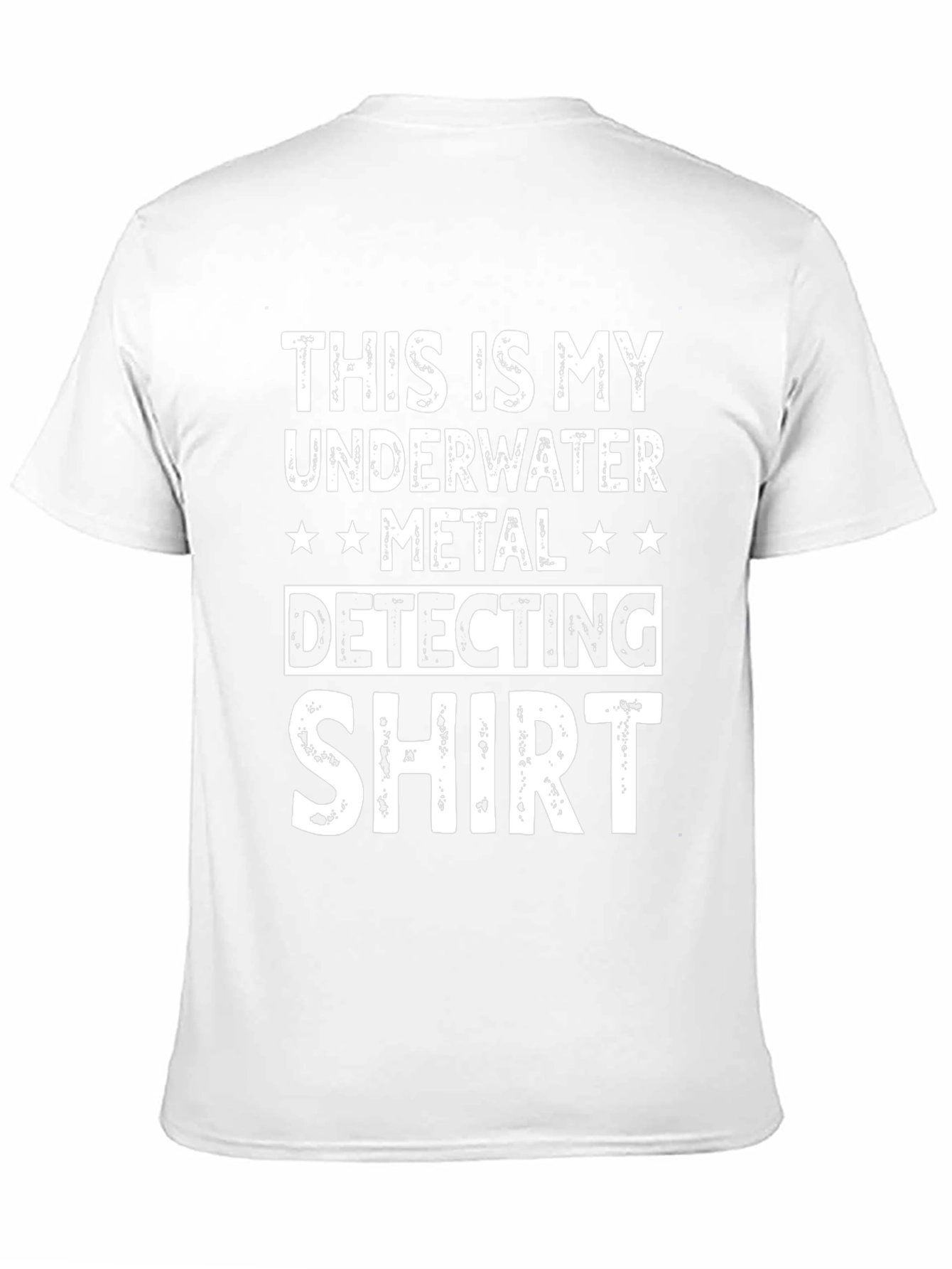 Underwater Metal Detecting Shirt - Black Graphic Tee