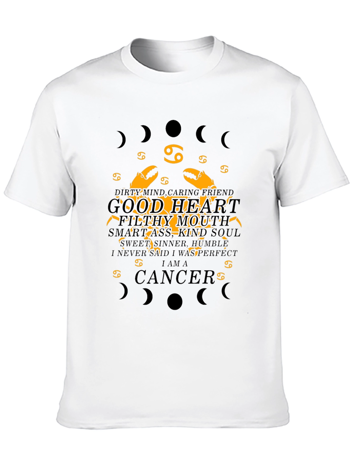 Cancer Zodiac Graphic T-Shirt