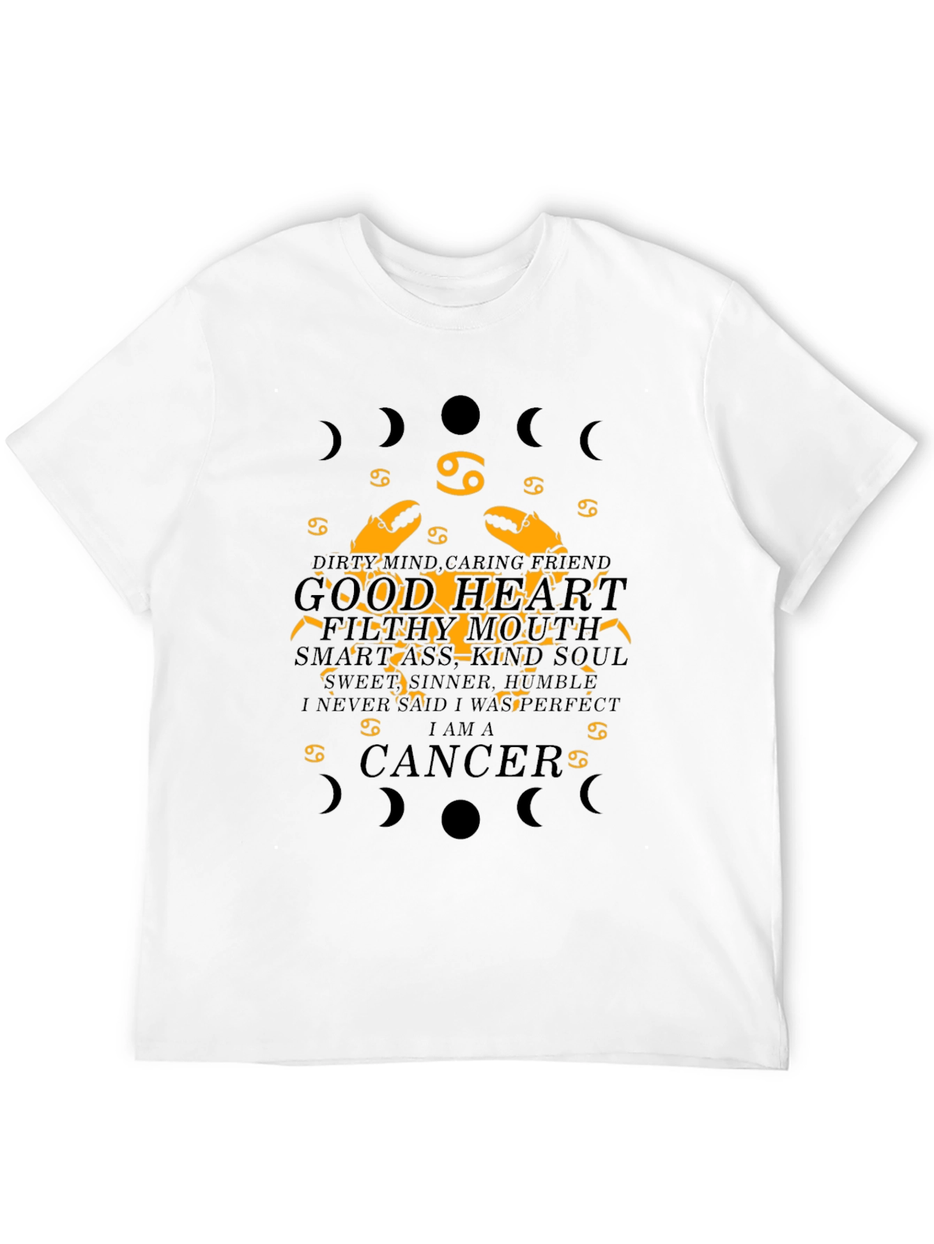 Cancer Zodiac Graphic T-Shirt
