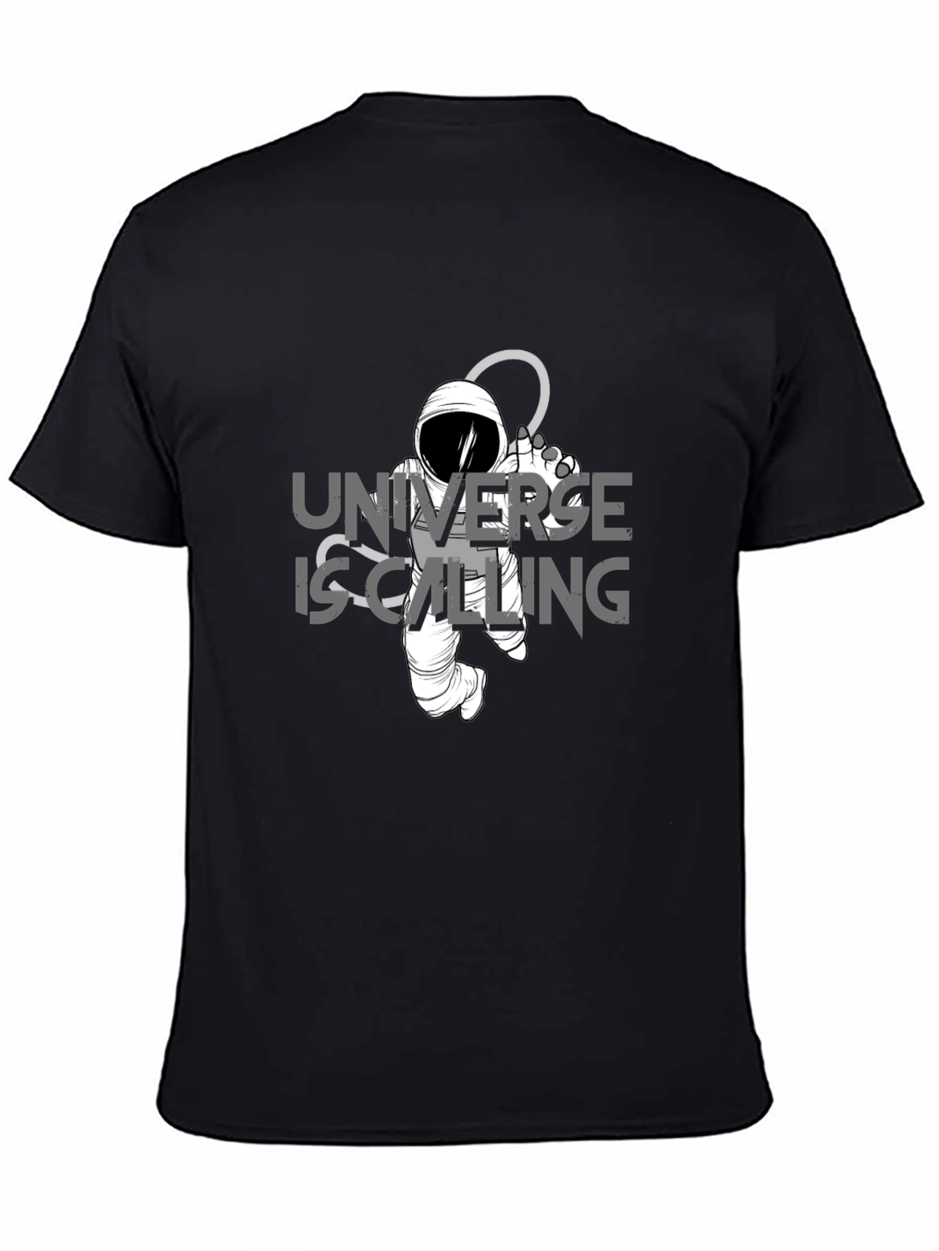 Universe is Calling Black T-Shirt
