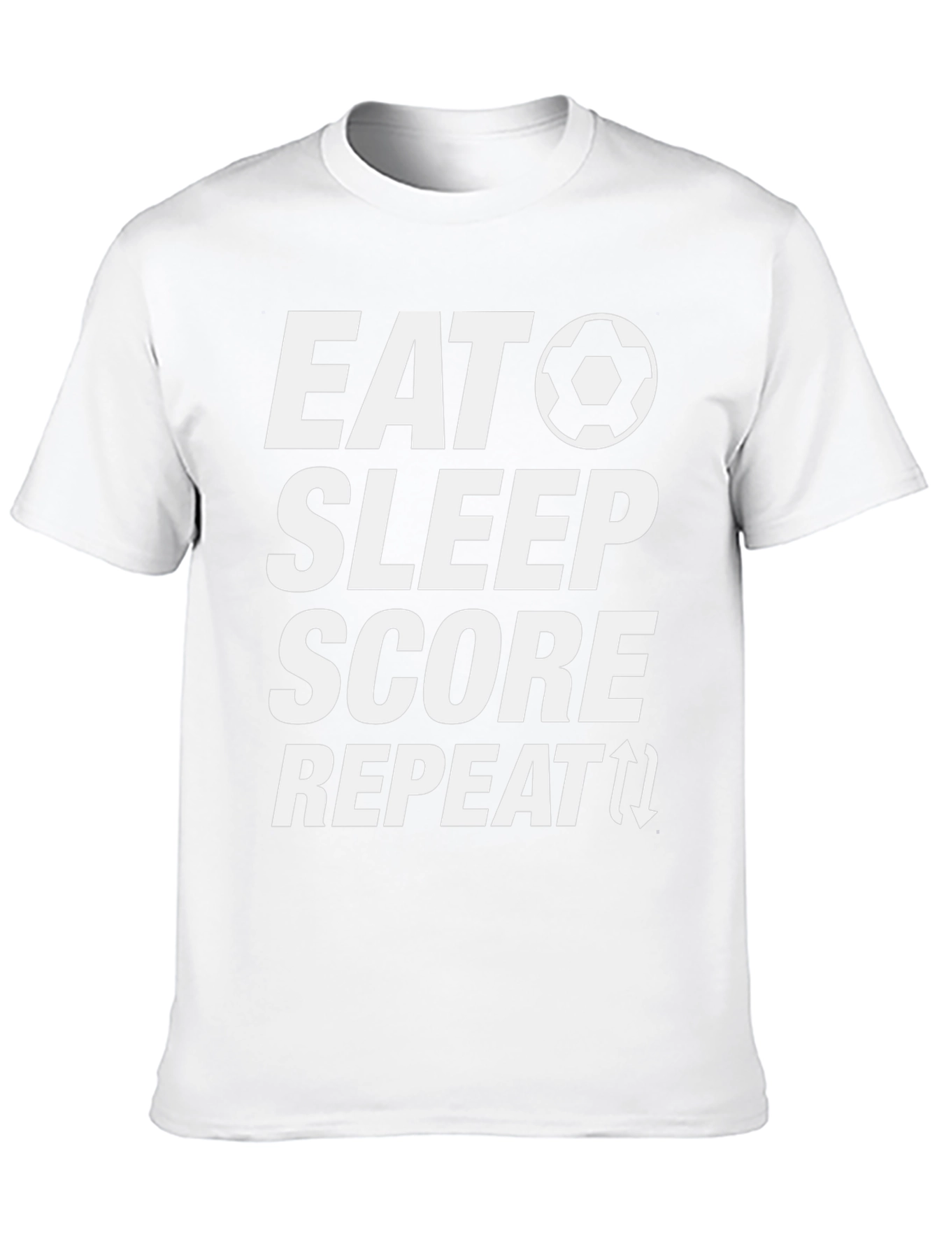 Eat Sleep Score Repeat T-Shirt