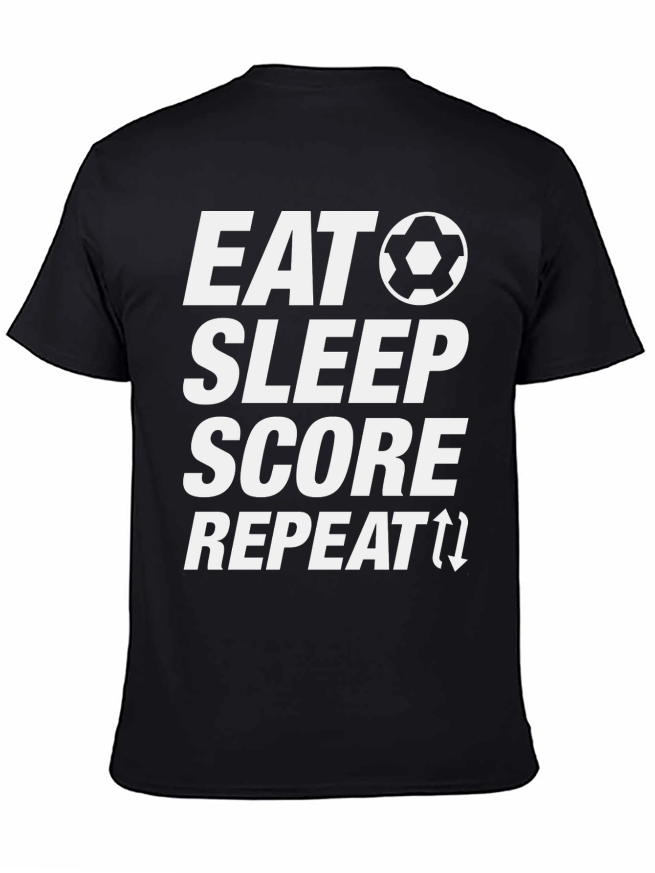 Eat Sleep Score Repeat T-Shirt