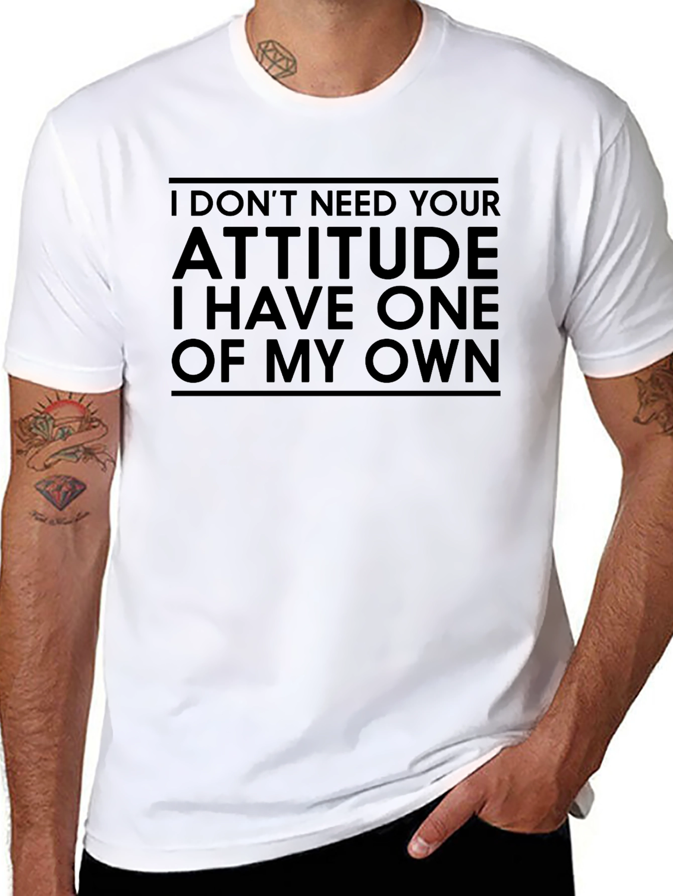 Attitude Graphic T-Shirt - Sarcastic Humor Tee