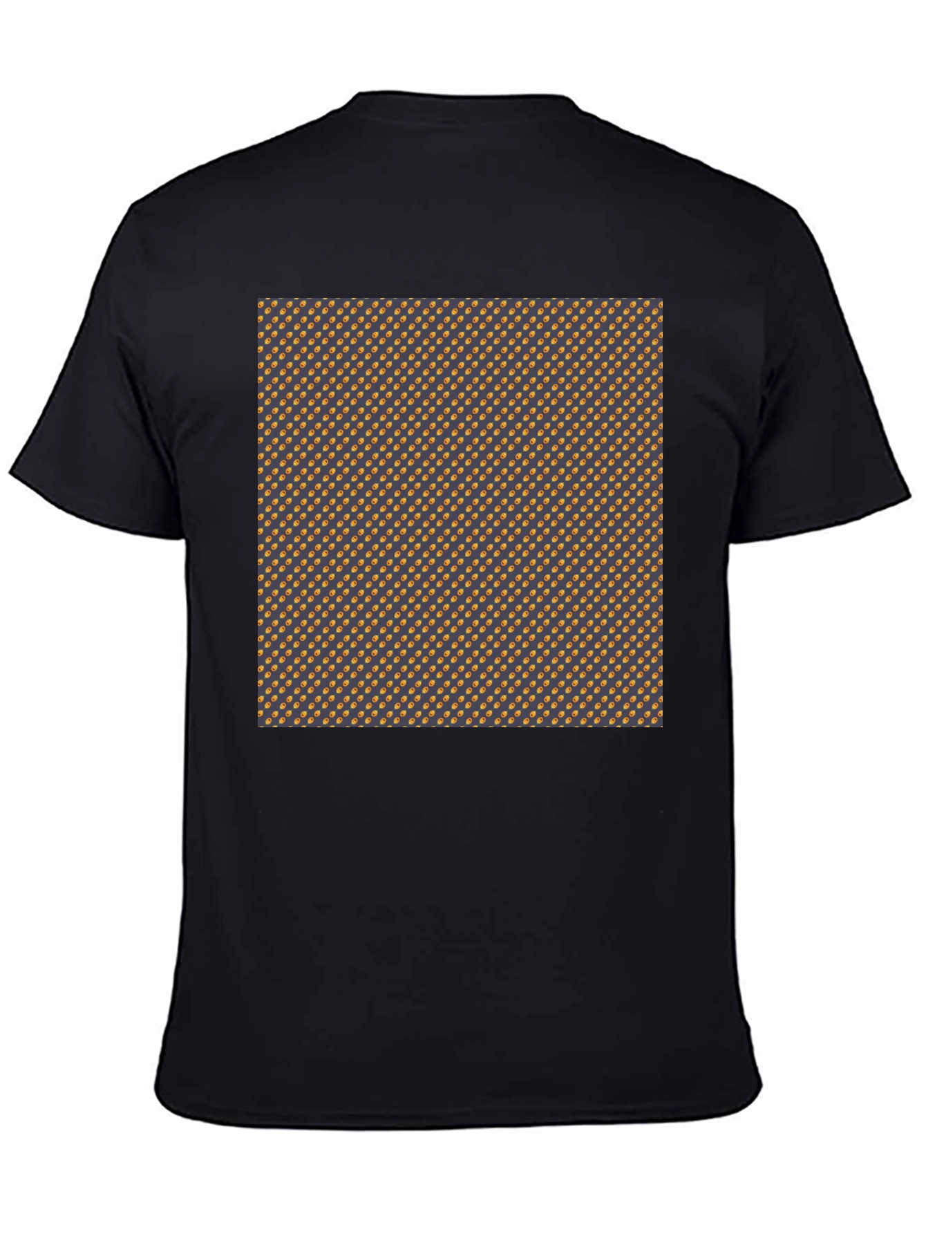 Patterned Crewneck T-Shirt - Modern Style