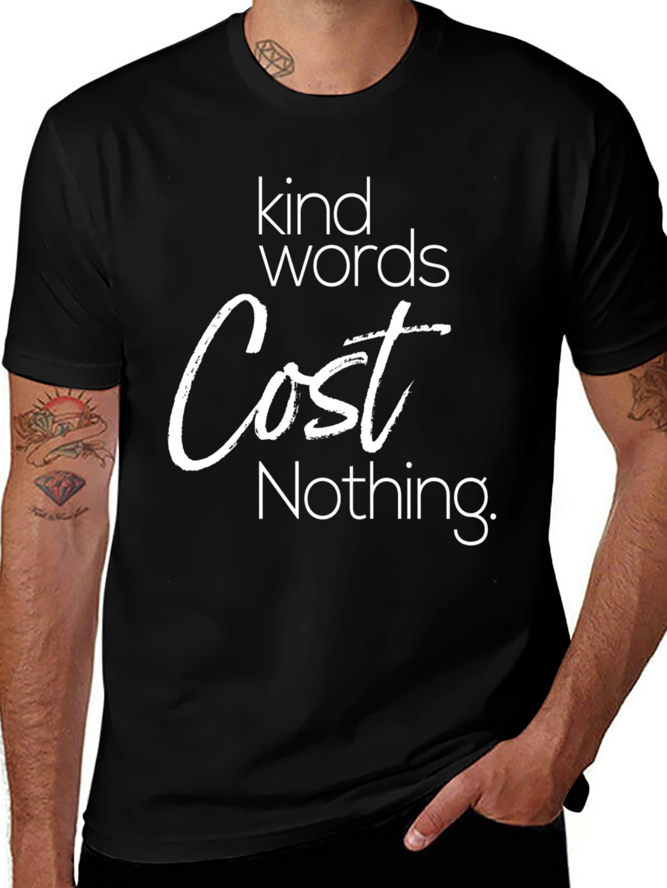 Kind Words Cost Nothing Graphic Tee