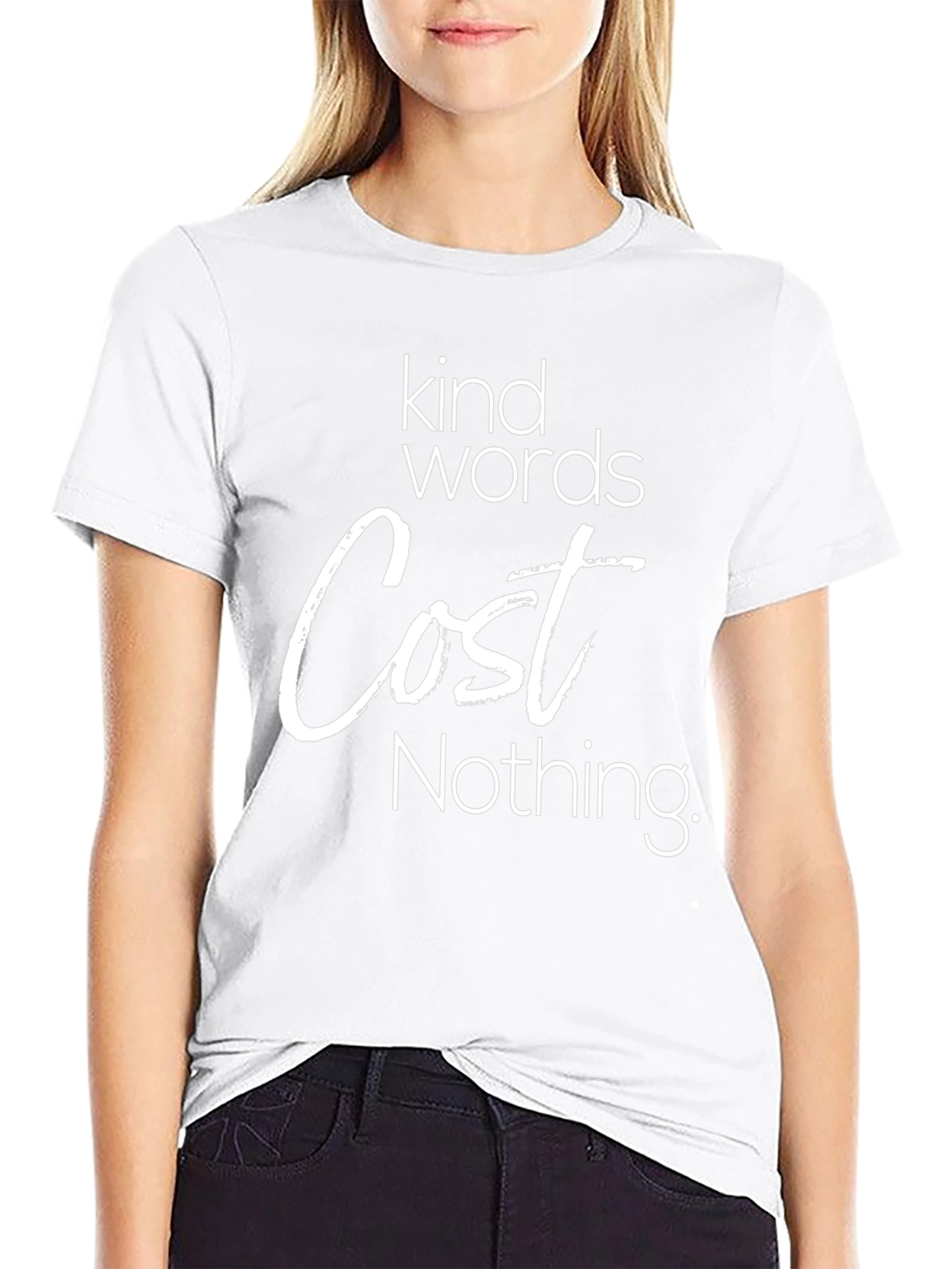 Kind Words Cost Nothing Graphic Tee