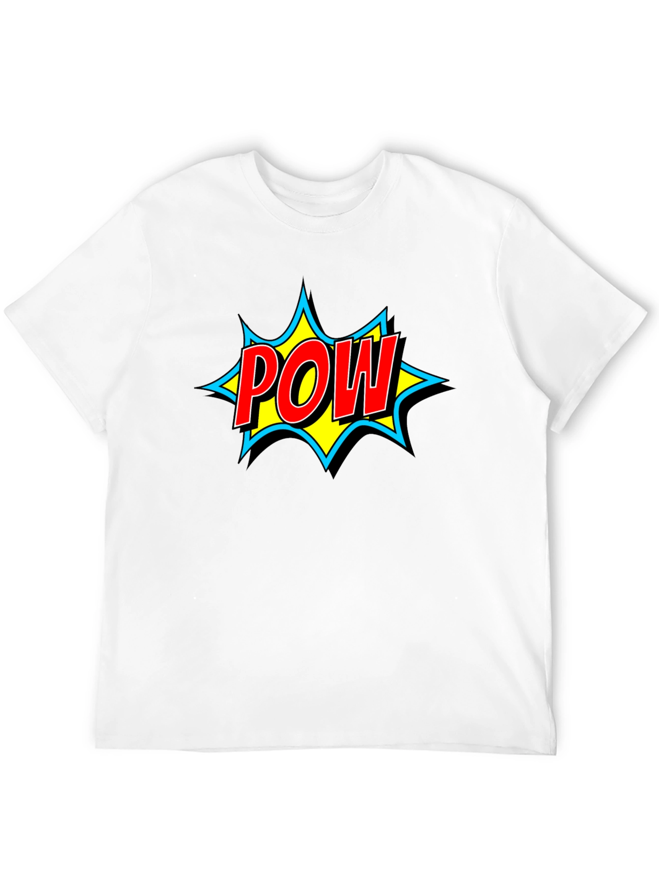 POW! Graphic Print Black T-Shirt