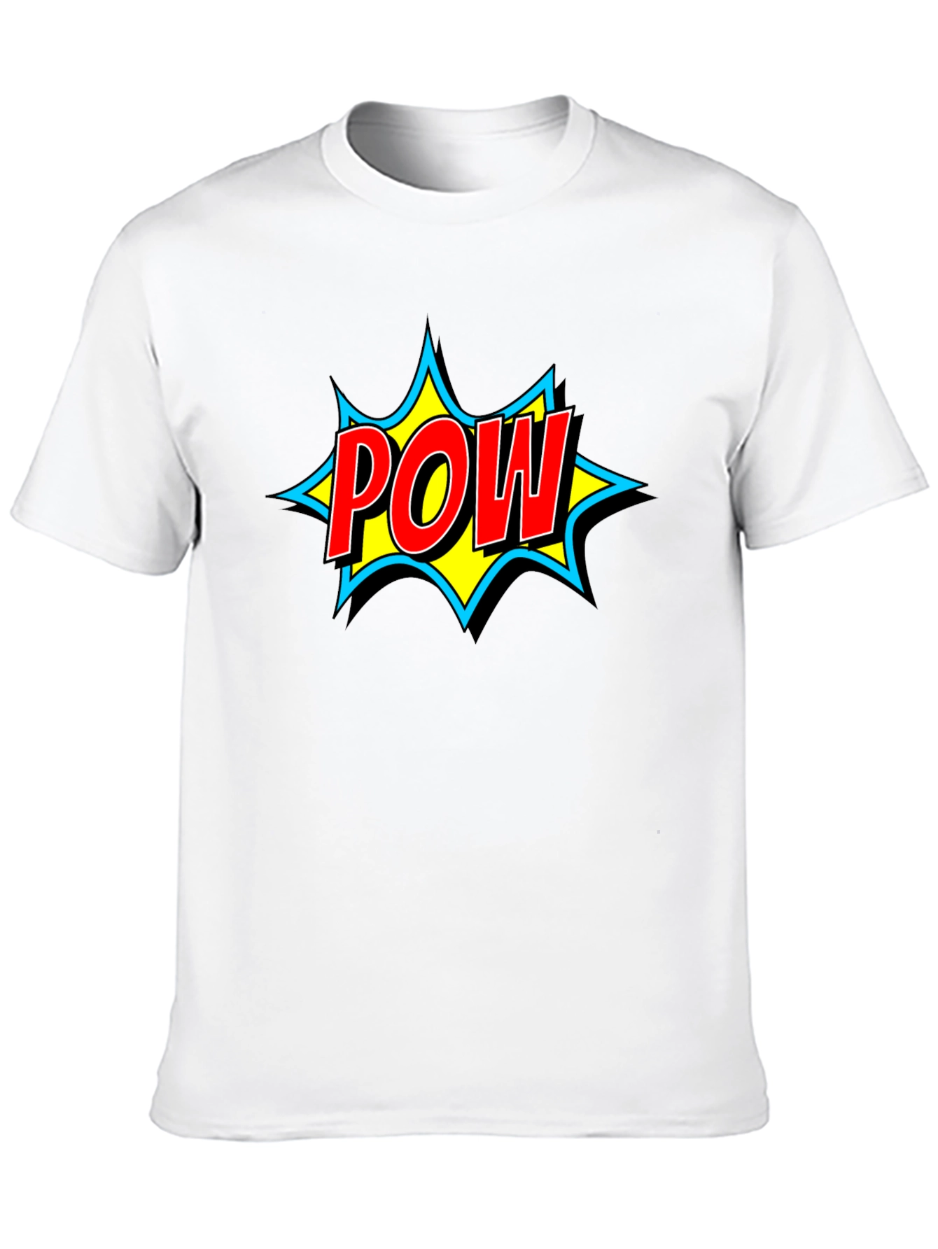 POW! Graphic Print Black T-Shirt