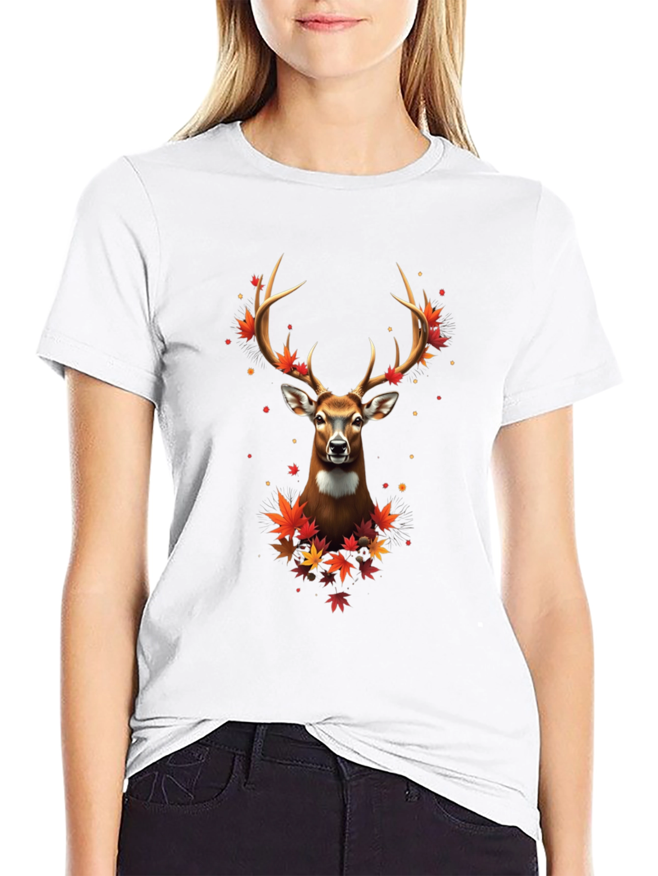 Autumn Deer Graphic Tee