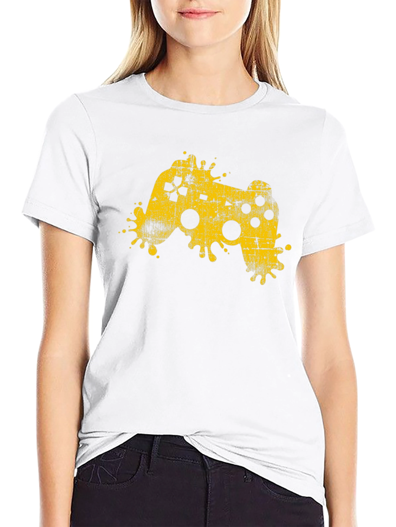 Gaming Controller Graphic Black T-Shirt
