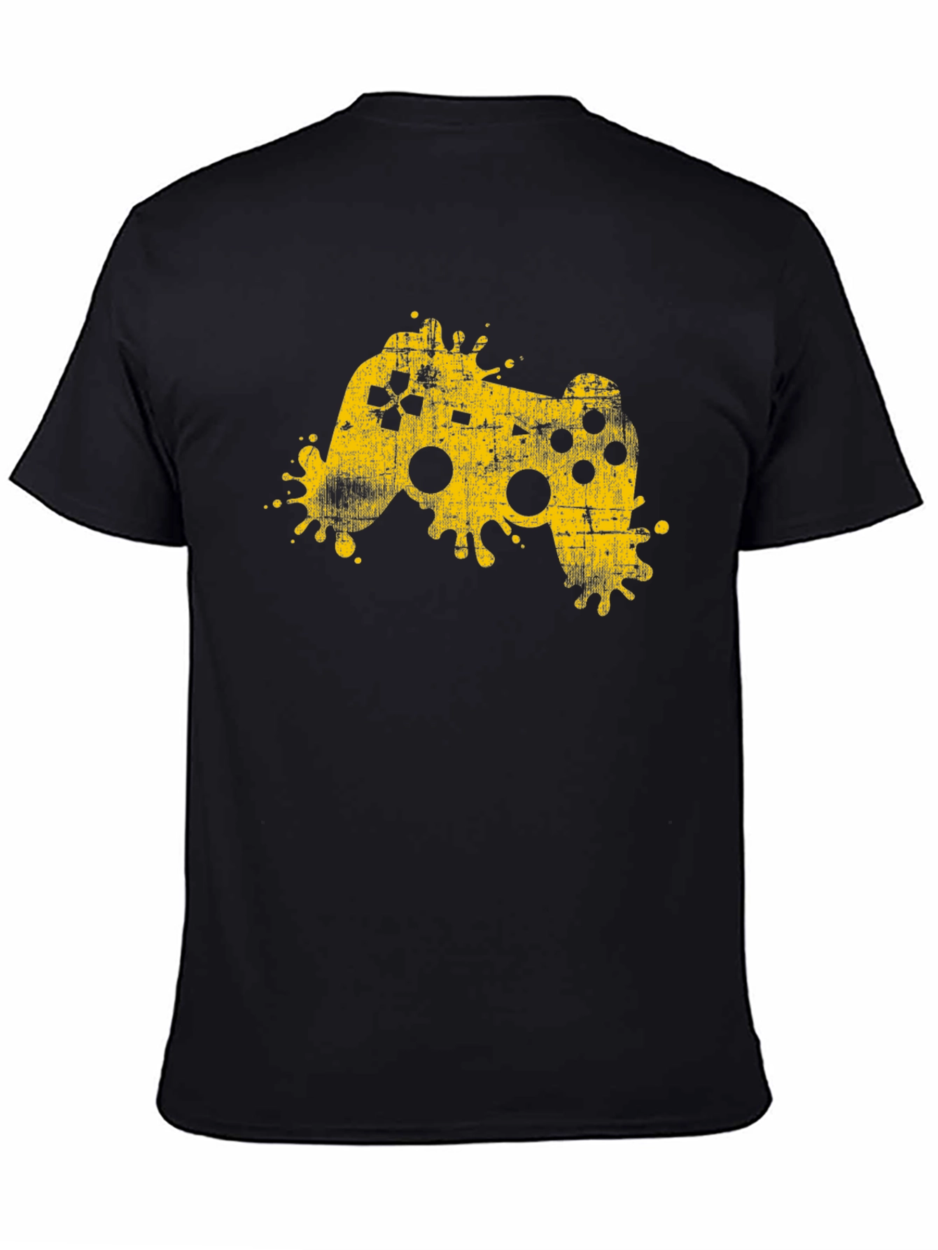 Gaming Controller Graphic Black T-Shirt