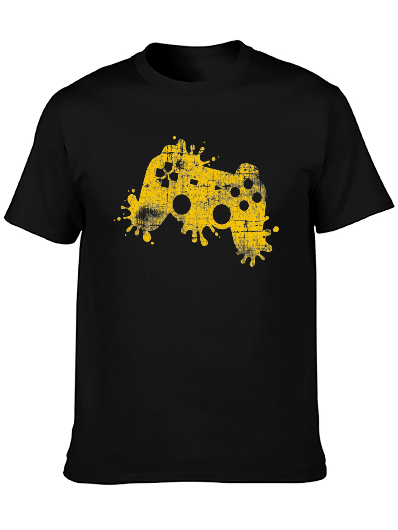 Gaming Controller Graphic Black T-Shirt