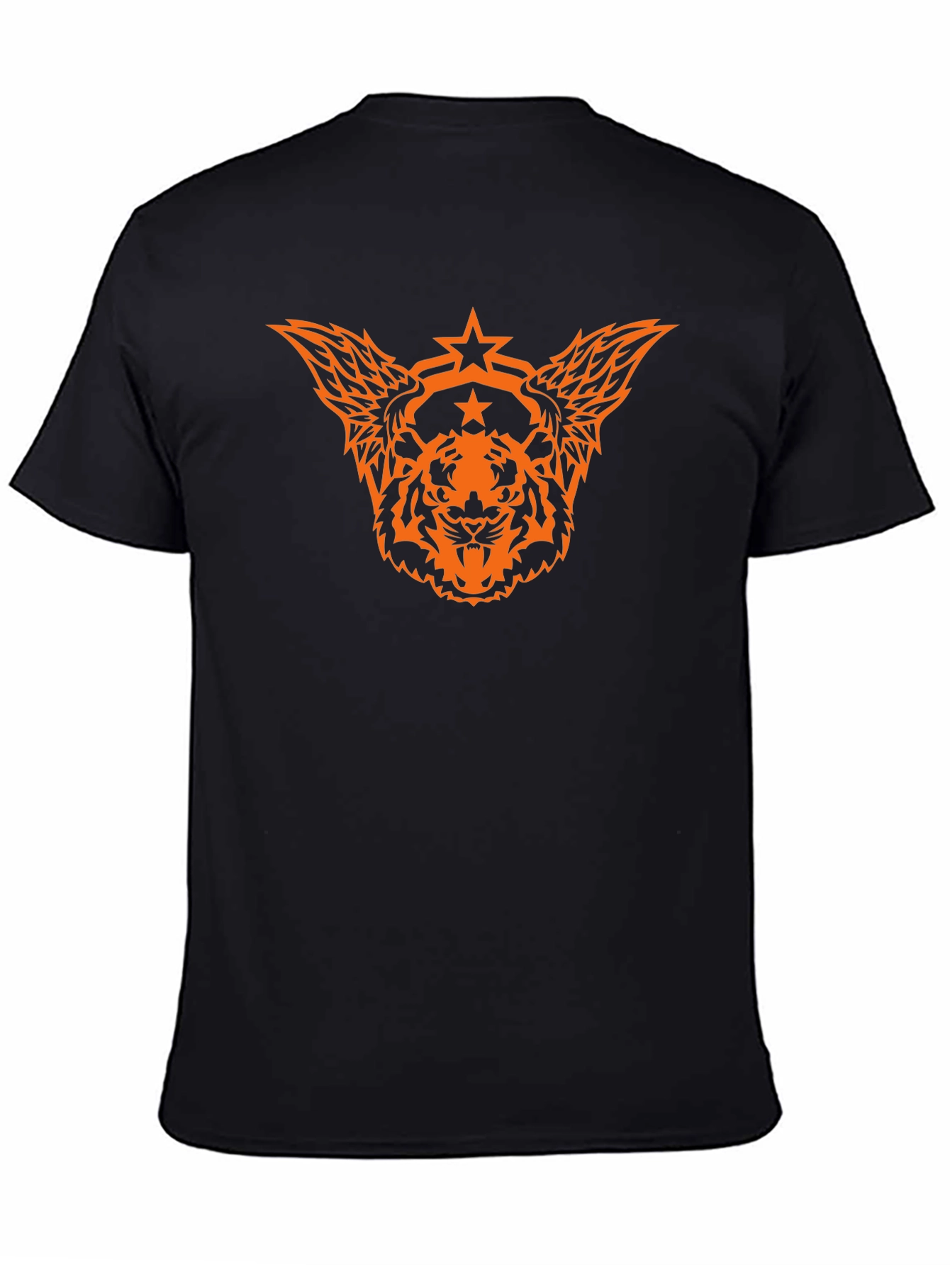 Tiger Star Graphic Black T-Shirt