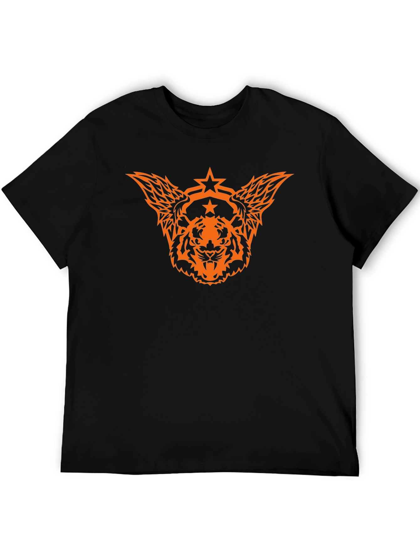 Tiger Star Graphic Black T-Shirt