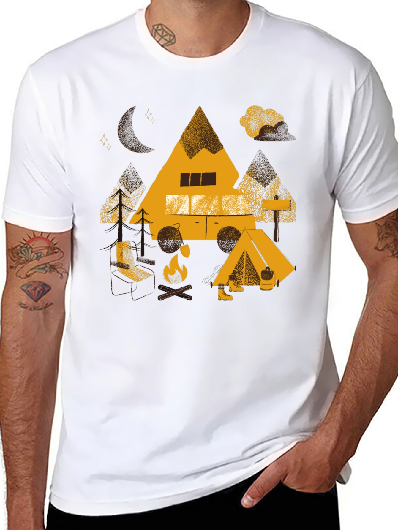 Camping Adventure Graphic Tee