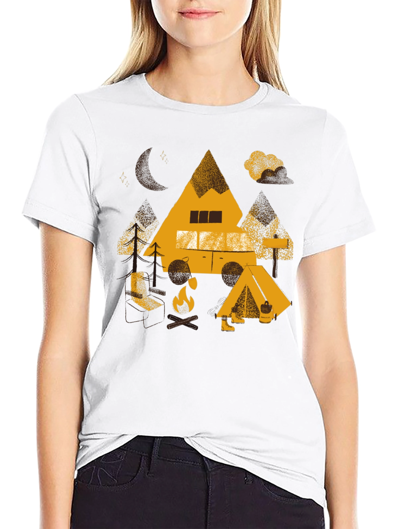 Camping Adventure Graphic Tee
