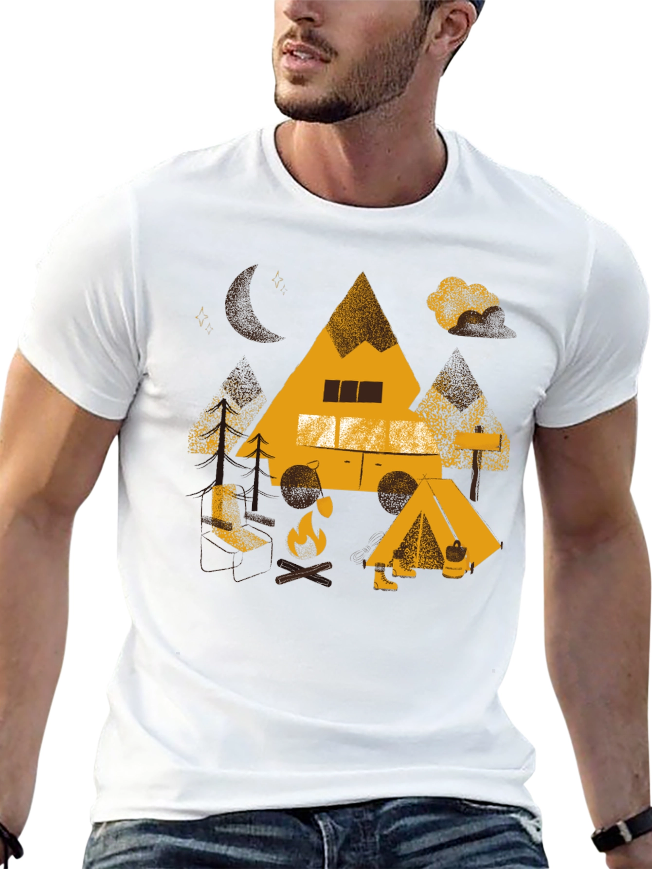 Camping Adventure Graphic Tee