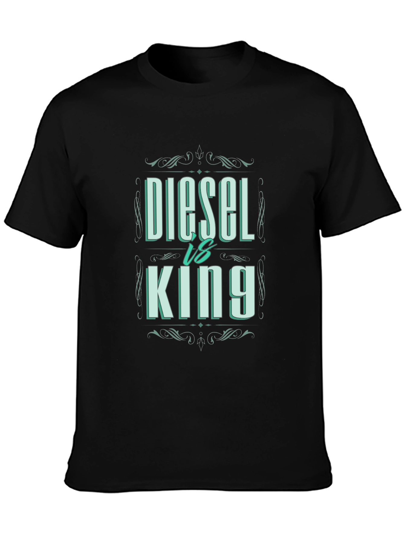 Diesel vs King Black Graphic Tee