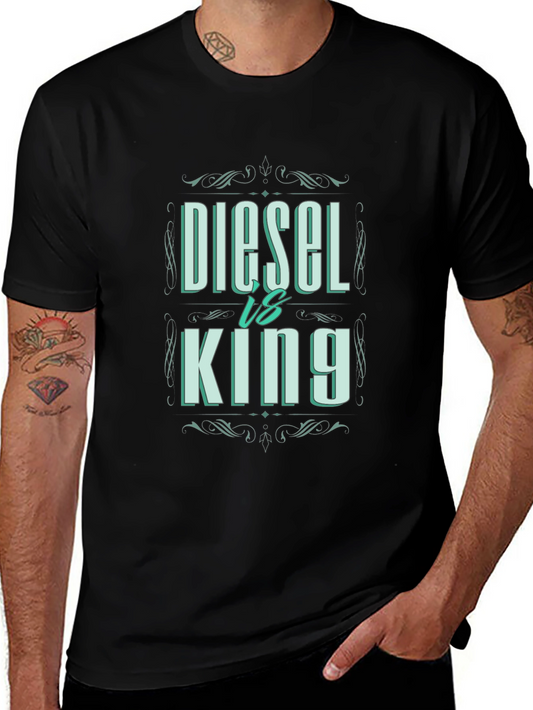 Diesel vs King Black Graphic Tee