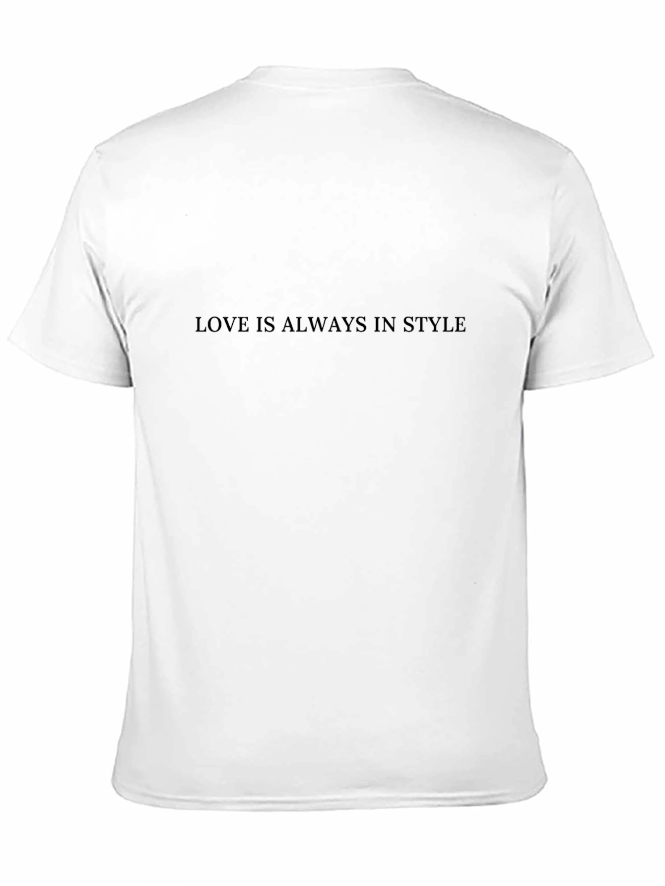 Love is Always in Style Black T-Shirt