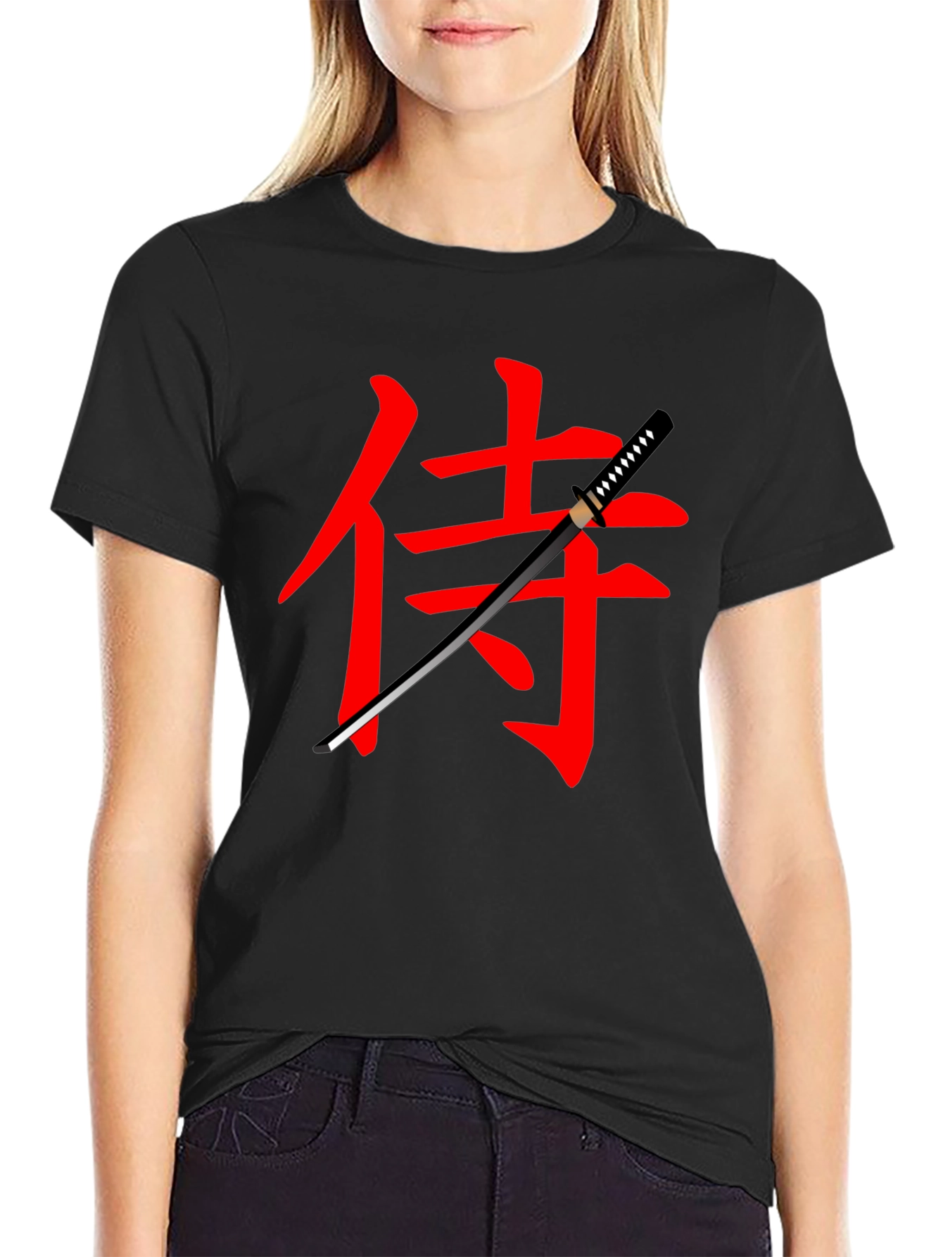 Samurai Katana Graphic T-Shirt