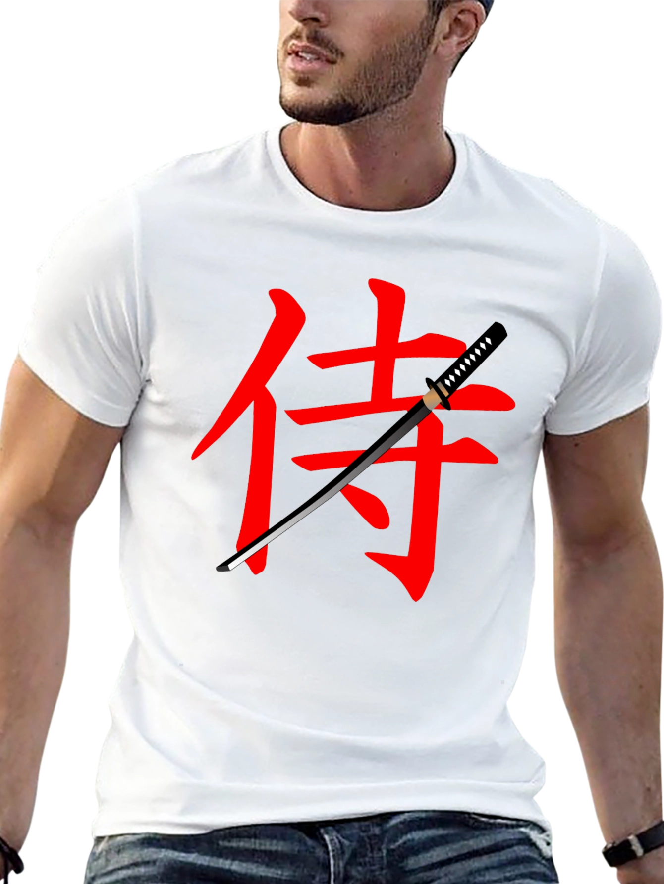 Samurai Katana Graphic T-Shirt