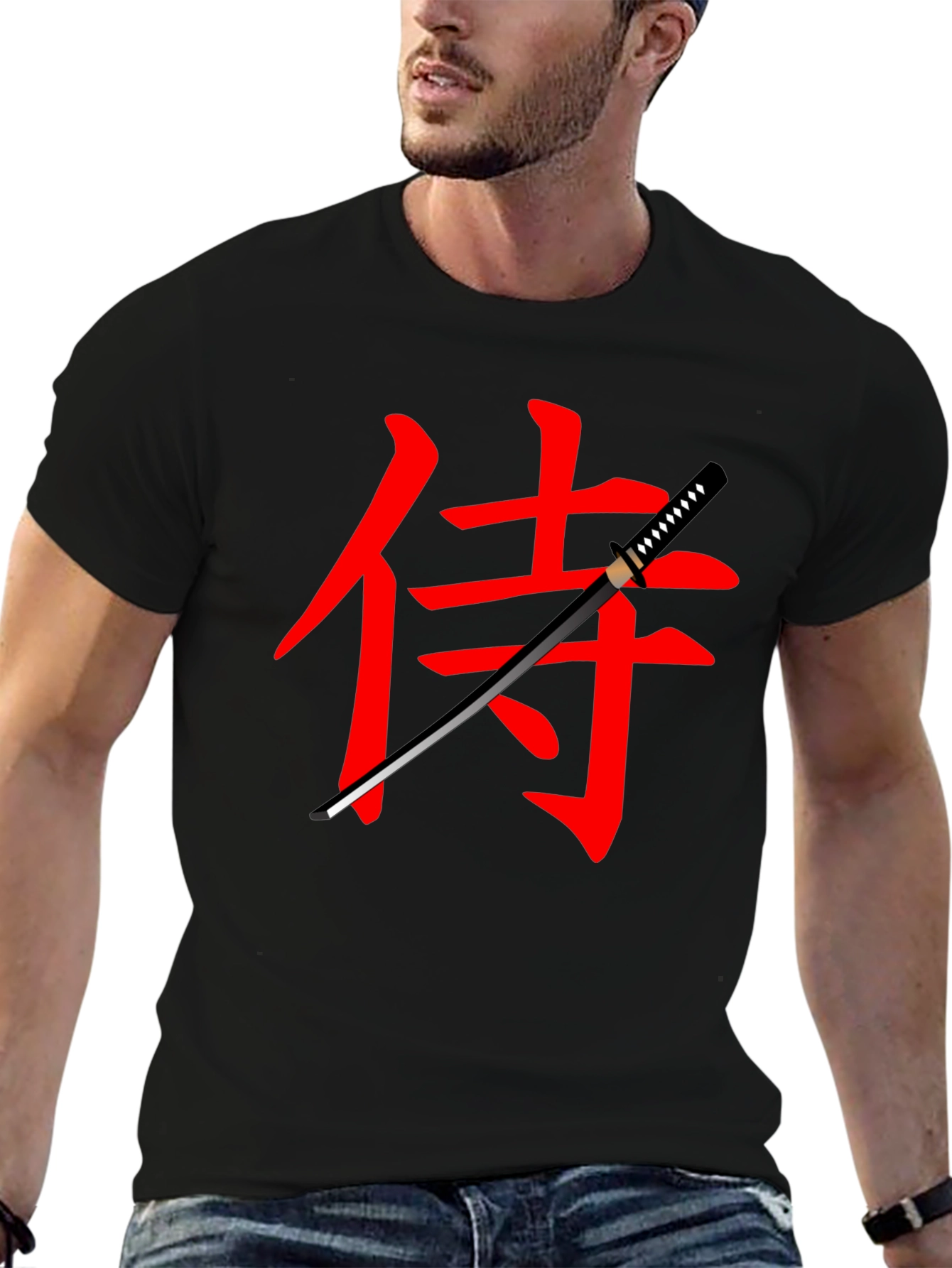 Samurai Katana Graphic T-Shirt
