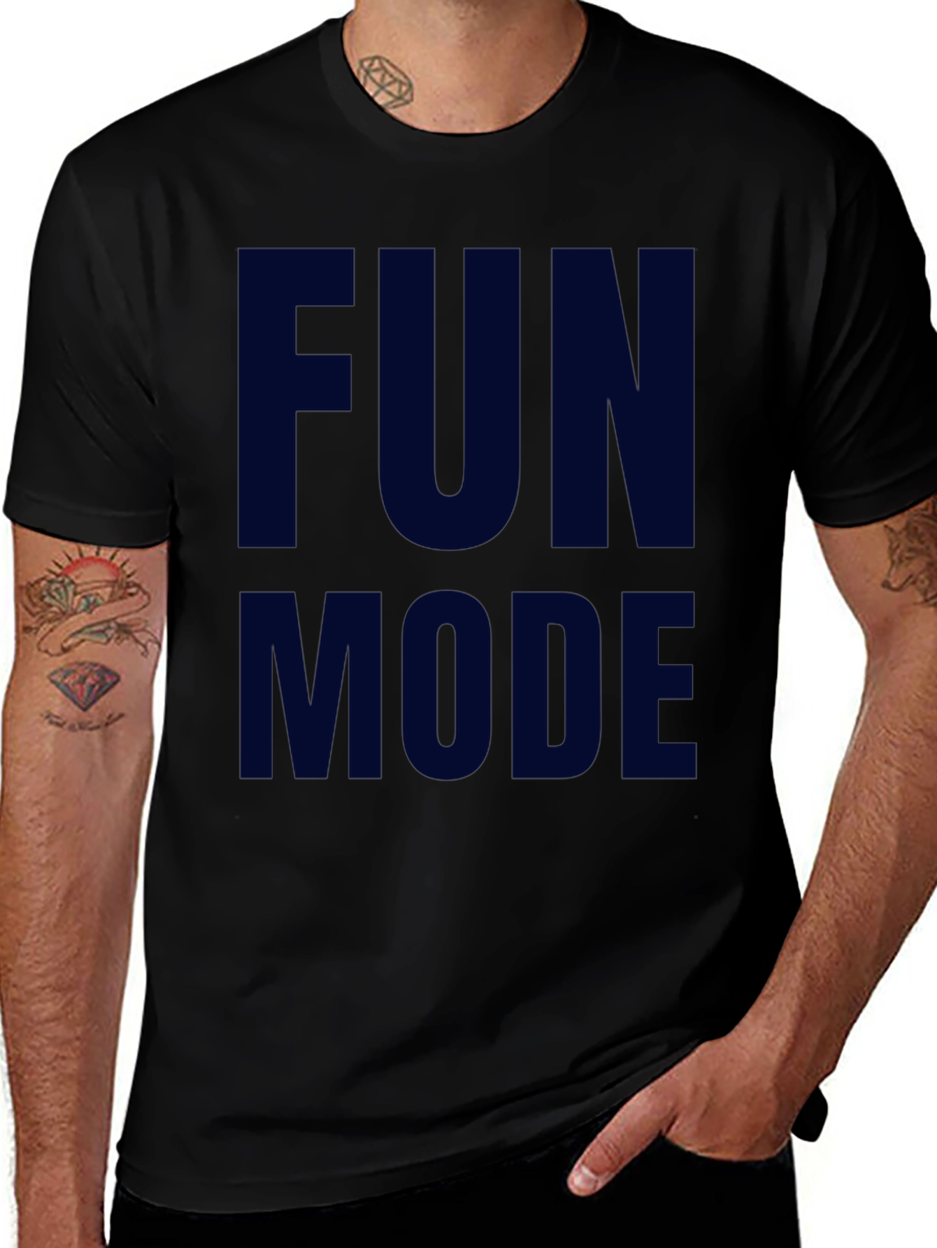 Fun Mode Tee - Casual Style