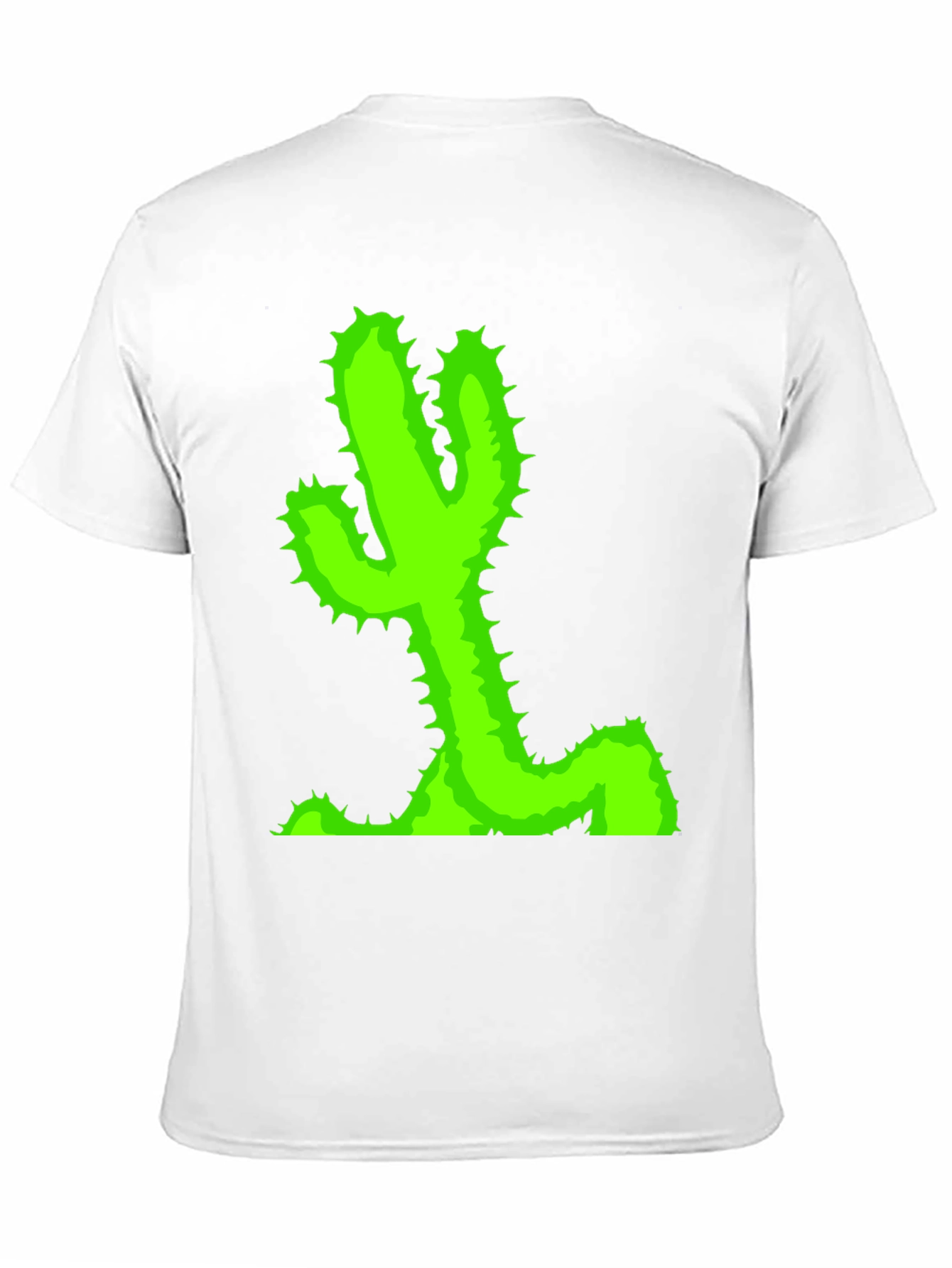 Cactus Graphic T-Shirt - Black Casual Tee