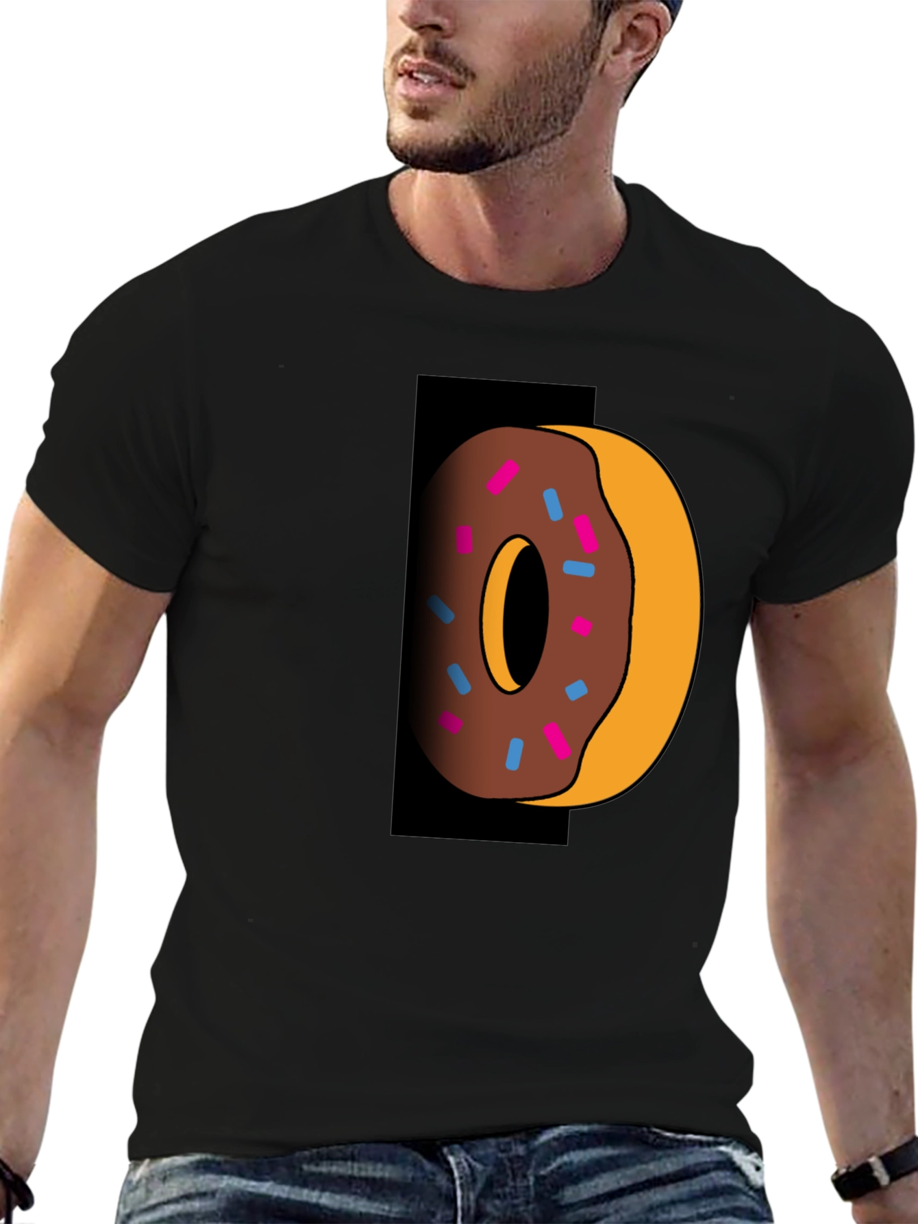 Donut Graphic Tee - Stylish Casual Comfort