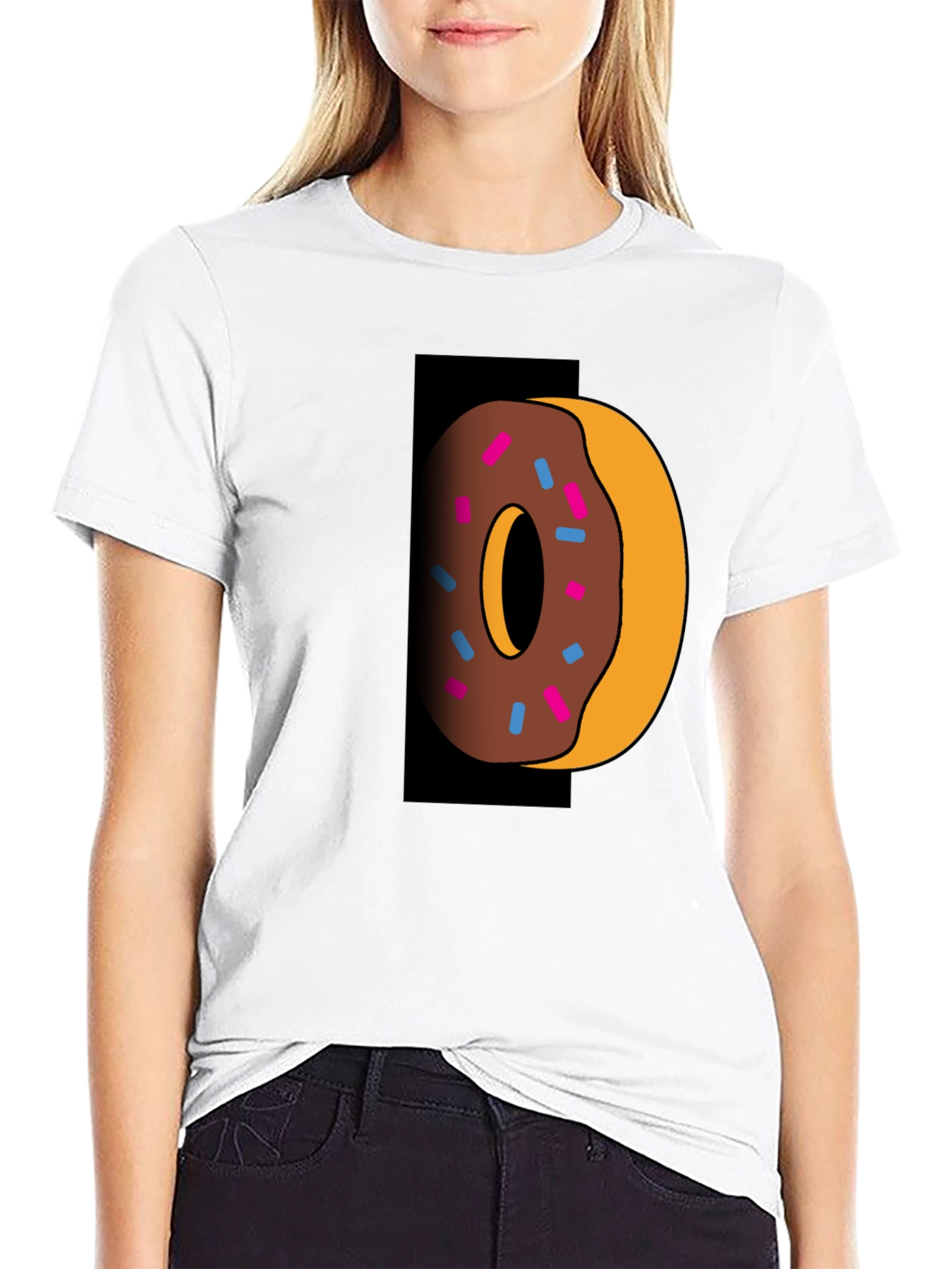 Donut Graphic Tee - Stylish Casual Comfort