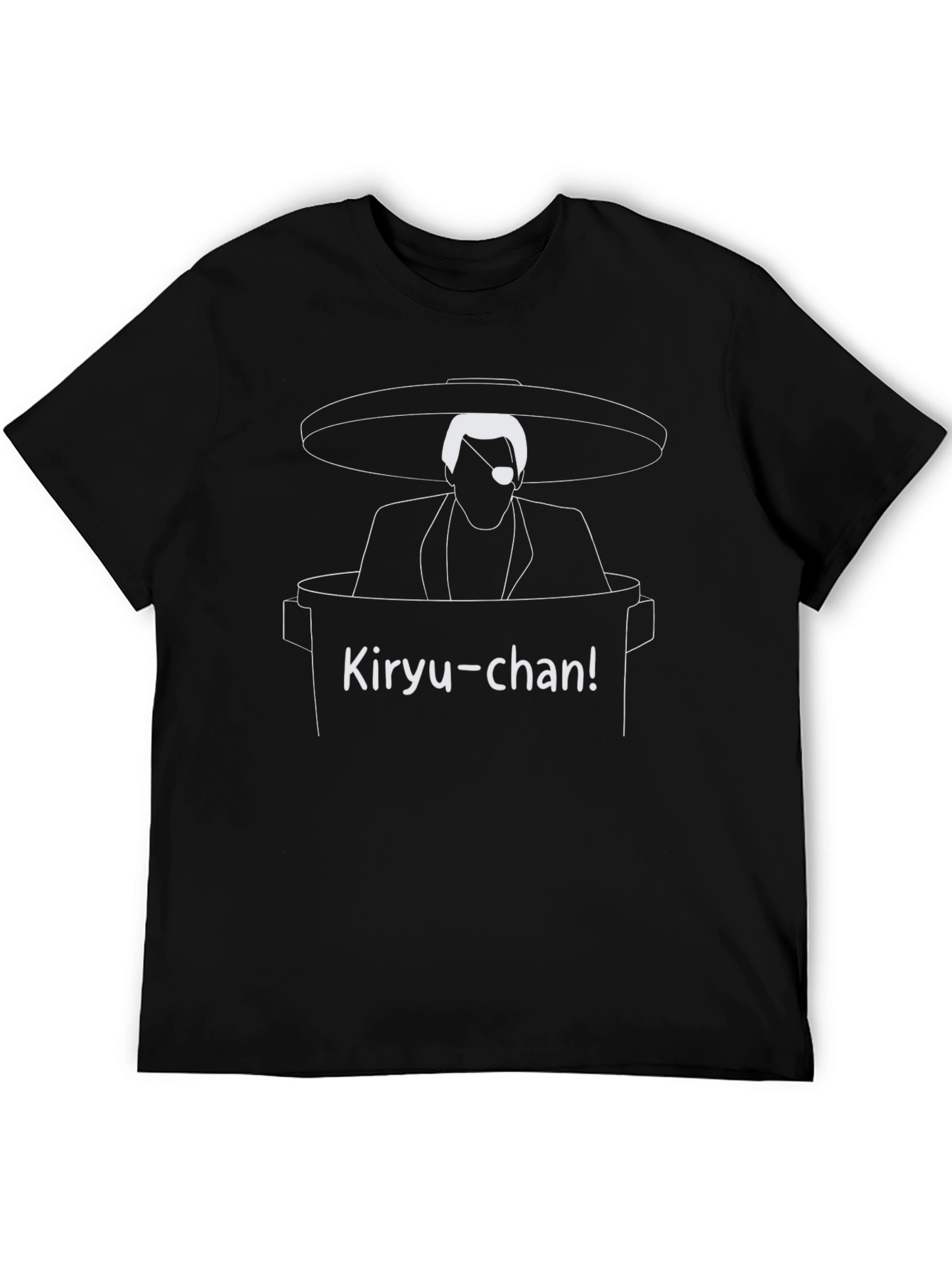 Kiryu-chan! Graphic T-Shirt - Black
