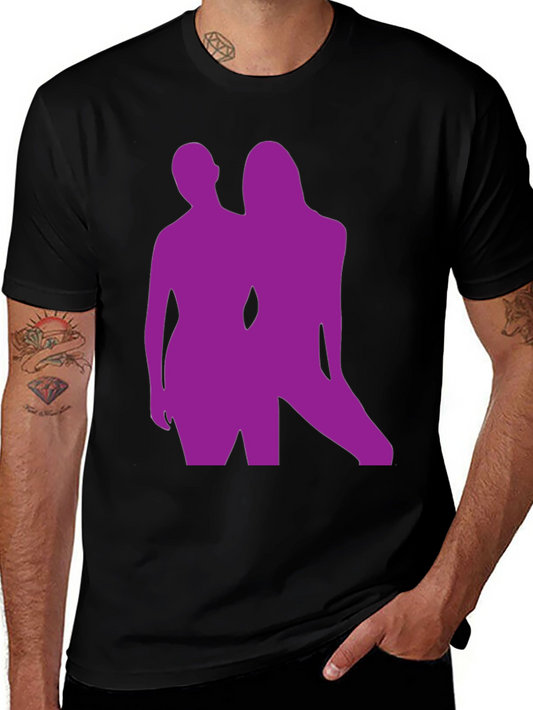 Silhouette Graphic Tee - Bold Black