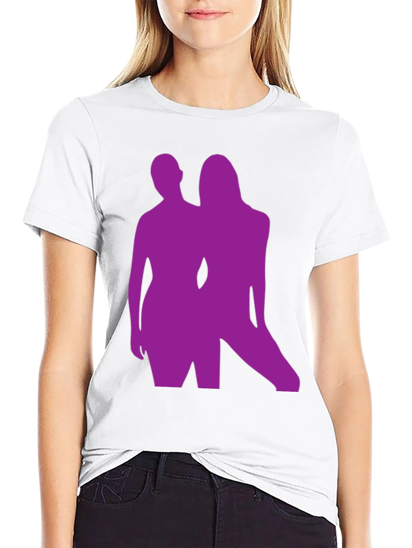 Silhouette Graphic Tee - Bold Black