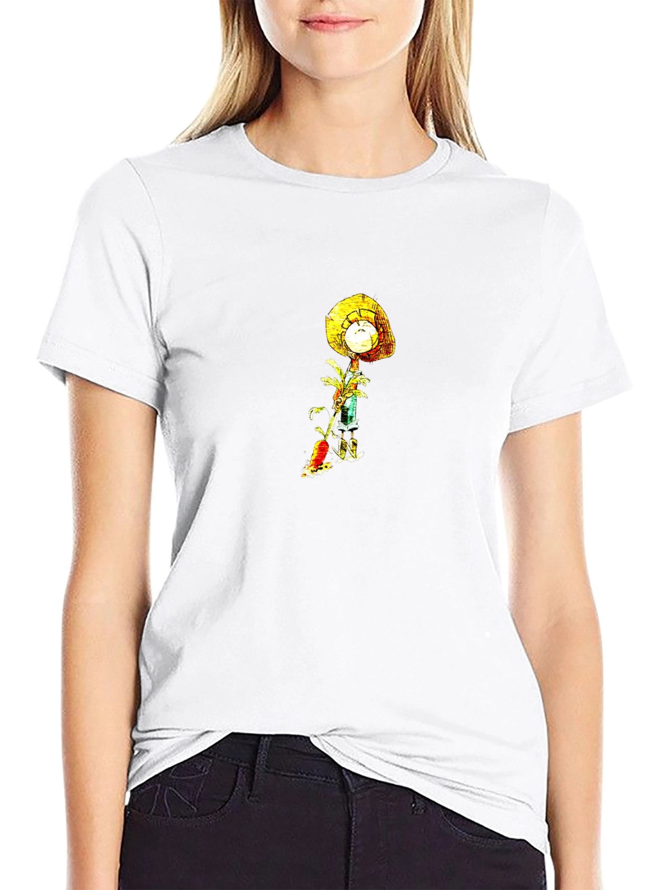 Cartoon Scarecrow Graphic Tee