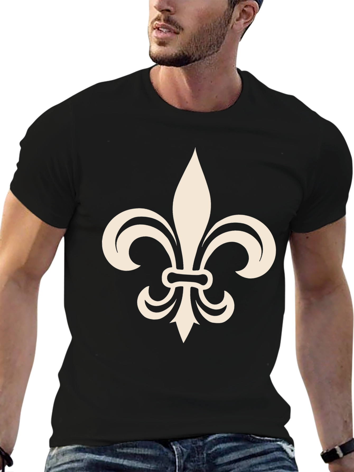 Fleur-de-Lis Graphic Tee - Stylish & Comfortable