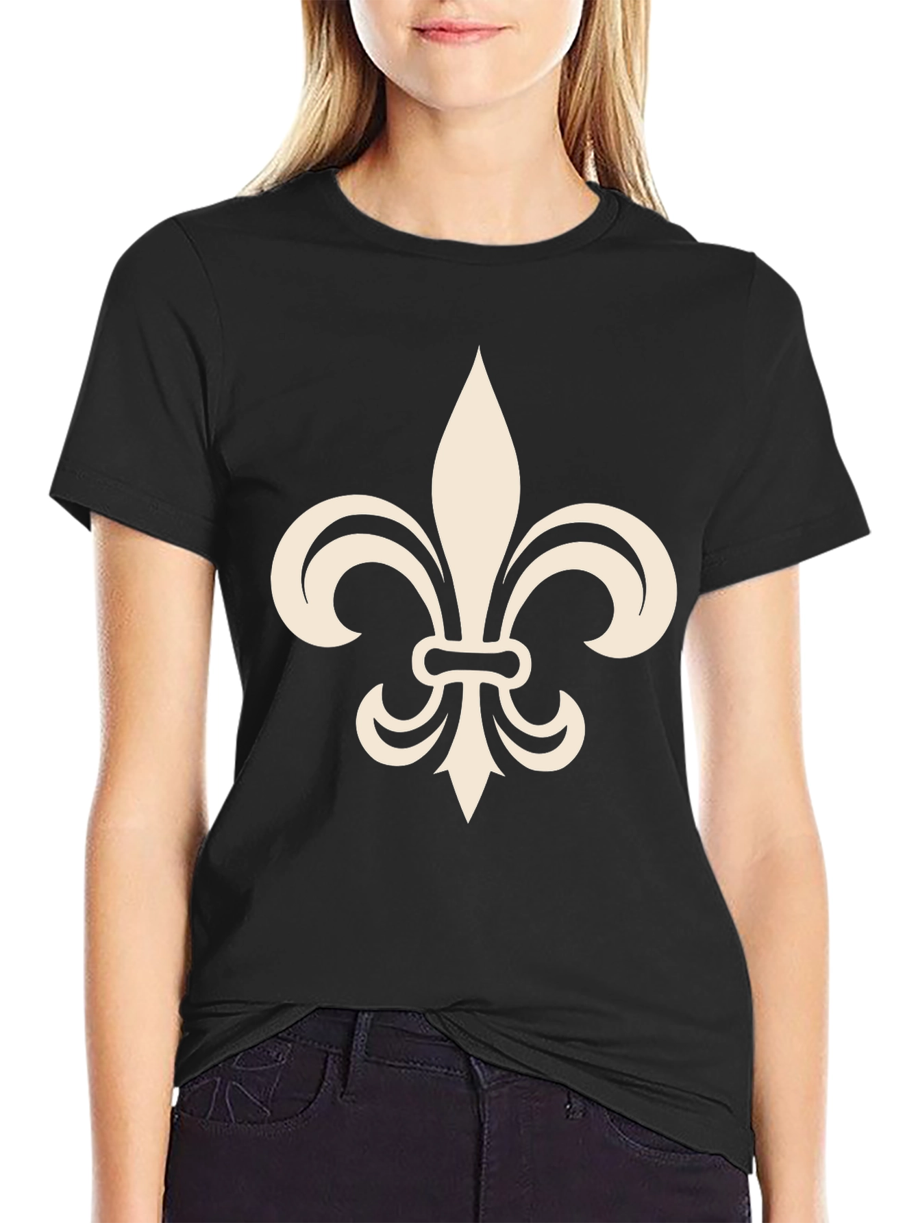 Fleur-de-Lis Graphic Tee - Stylish & Comfortable