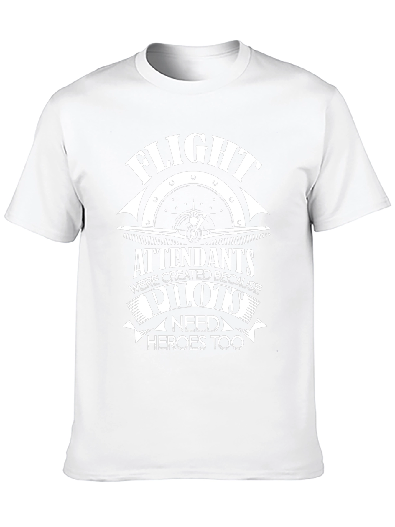 Flight Attendant Pilot Hero T-Shirt